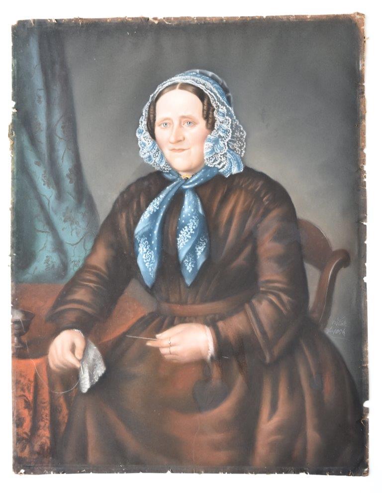 Rebekka Frankamp door a.H. van der Tak, 1854. ( inv.nr.  262977)